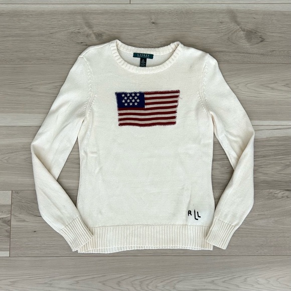 Ralph Lauren Sweaters - lauren ralph lauren american flag sweater